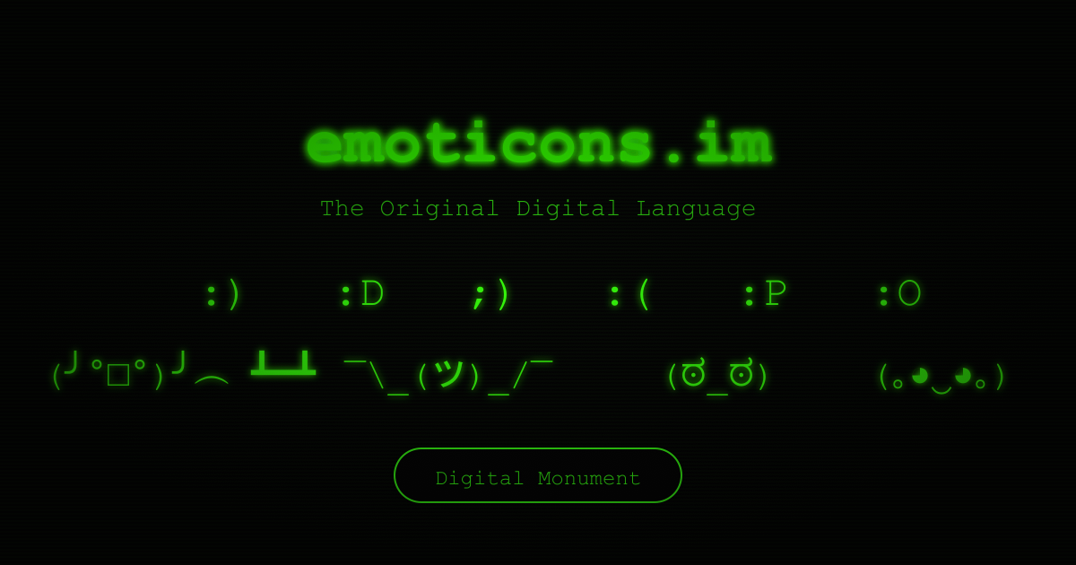 emoticons.im digital monument